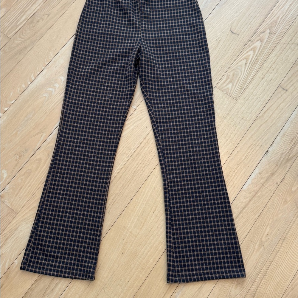 Urban Outfitters Black and Brown Checkered Pants | Size Small